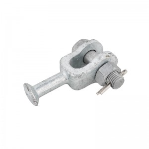 Supply ODM Galvanized Forged Steel Pole Line Fitting Socket Ball Clevis